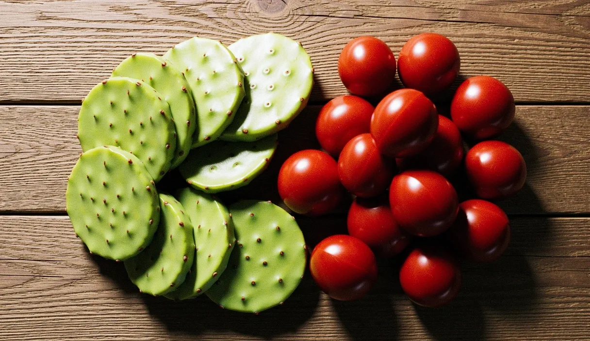 Selección de vegetales frescos mexicanos